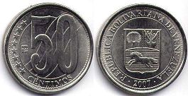 Venezuela 50 céntimos 2007