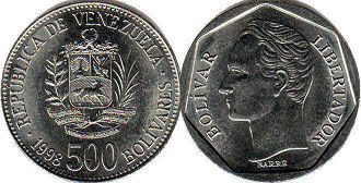 Venezuela 500 bolivares 1998
