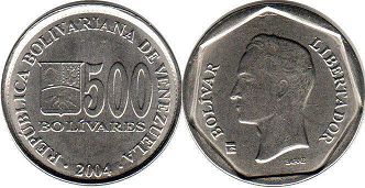 Venezuela 500 bolivares 2004