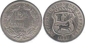 Venezuela 12.5 céntimos 1896