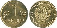 moneda Peru 1 centimo 1999