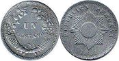 moneda Peru 1 centavo 1951