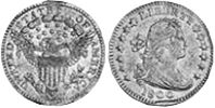 viejo Estados Unidos moneda 5 centavos 1800