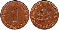 Alemania 1 Pfennig 1977