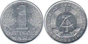 Alemania del Este 1 mark 1963