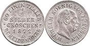 Prusia 1/2 groschen 1872