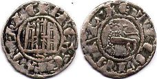 moneda Castilla y León pepion 1295-1312