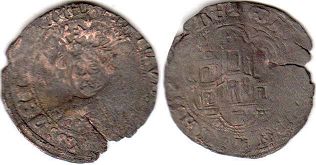 moneda Castilla y León Quartillo 1454-1474