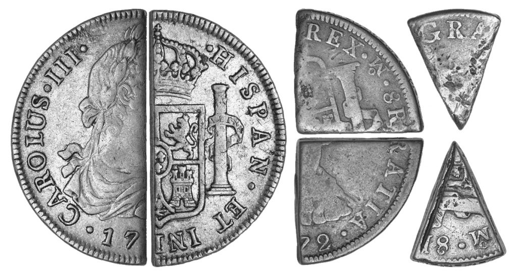 8 reales or spanish-american dollar cuts