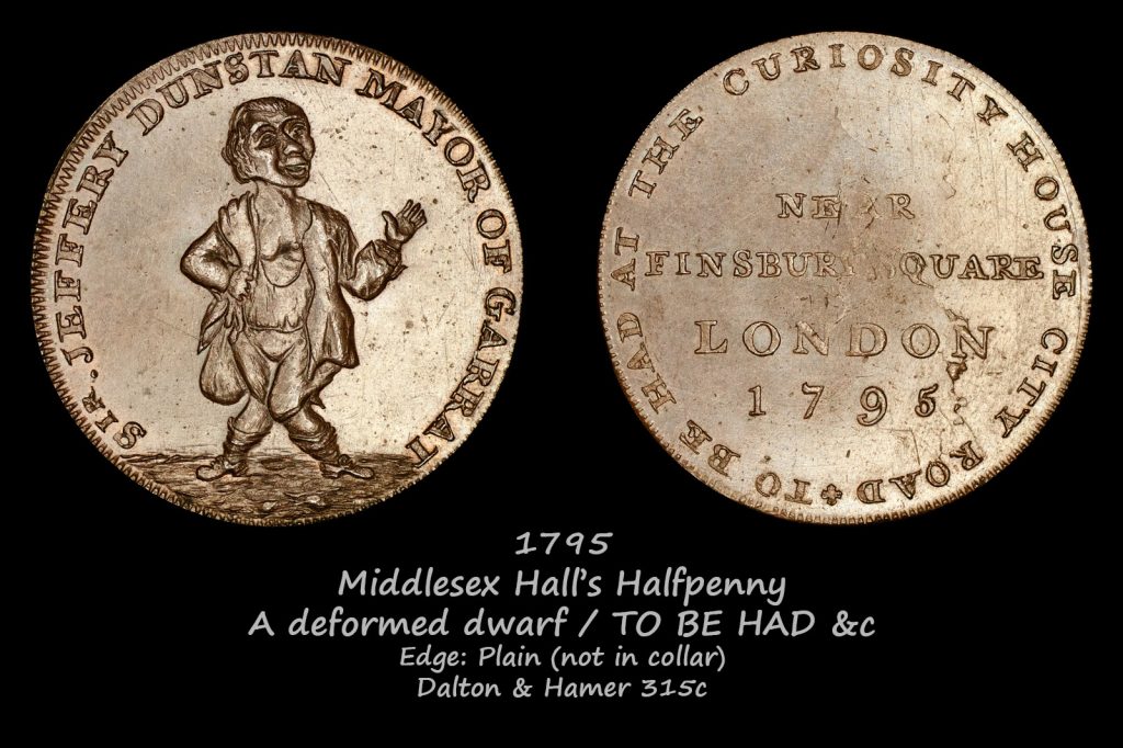 Middlesex Hall's Halfpeny DH315c