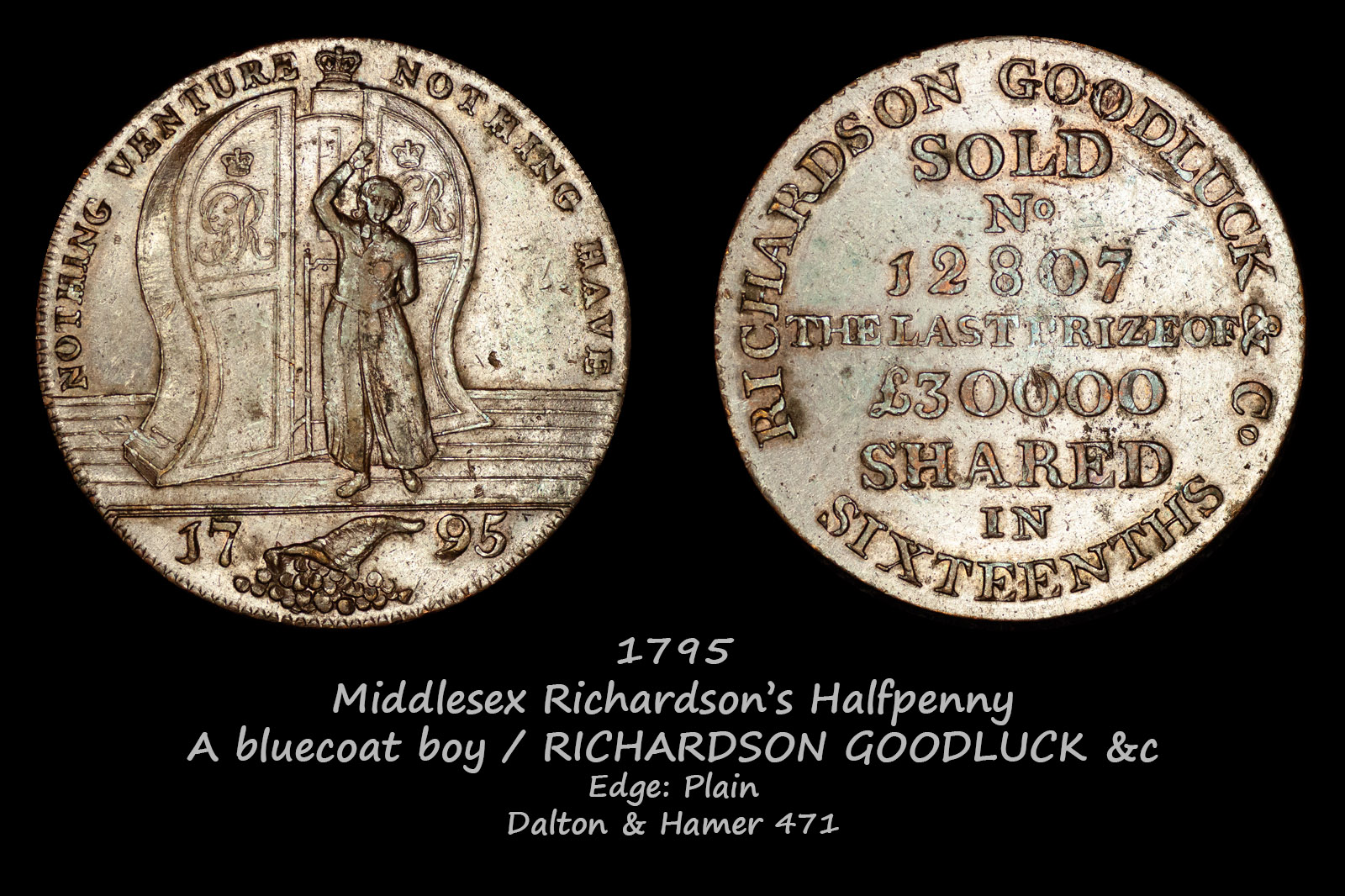 Middlesex Richardson's Halfpenny D&H471