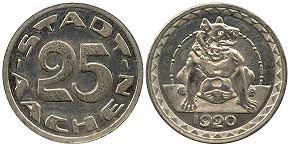 aachen.25pfenig.1920.