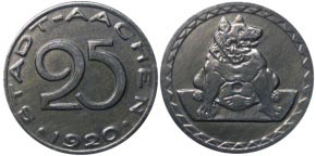 aachen.25pfennig.1920.