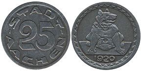 aachen.25pfennig.1920ch