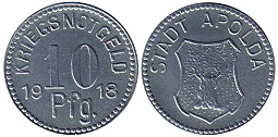 apolda.10pfenn.1918