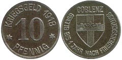 coblenz.10pfen.1918