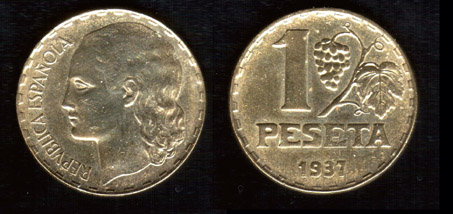 peseta de la segunda republica