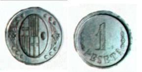 1 peseta de l'Ametlla del Valles