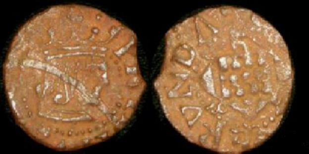 dinero de Girona de Fernando II de Aragón