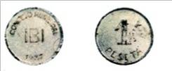 1 peseta del consejo municipal de Ibi