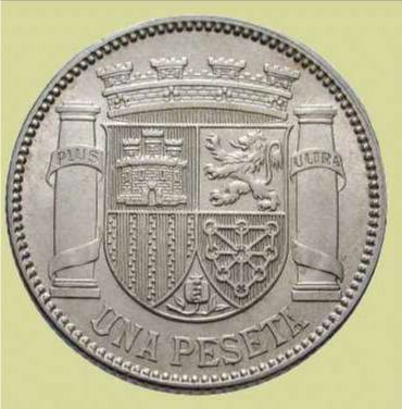 escudo en una moneda de la 2ª republica
