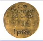 1 peseta de Segarra de Gaia