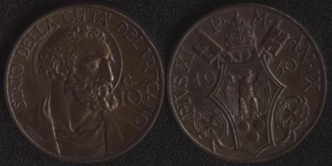 Vatican 10 centesimi