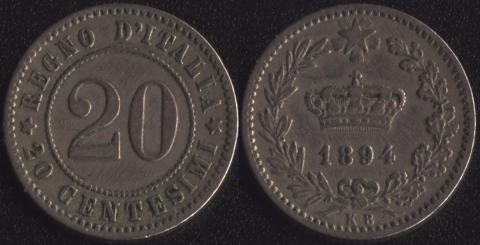 Italy 20 centesimo