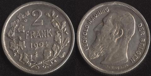 Belgium 2 francs