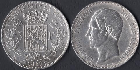 Belgium 5 francs
