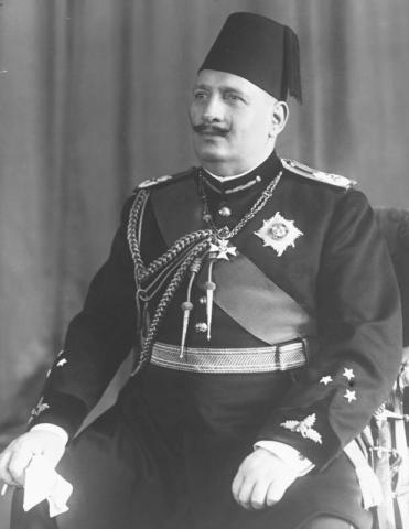 Ahmed Fuad I in uniform