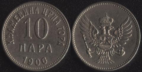 Montenegro 10 para