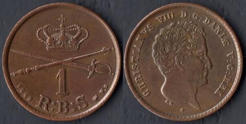 Denmark 1 skilling