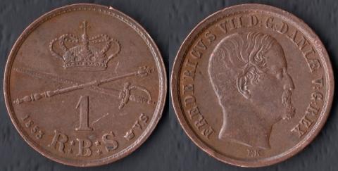 Denmark 1 skilling
