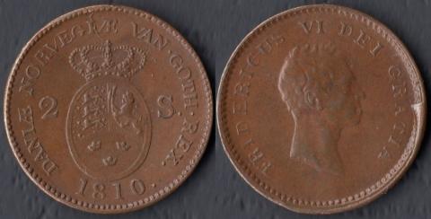 Denmark 2 skillings
