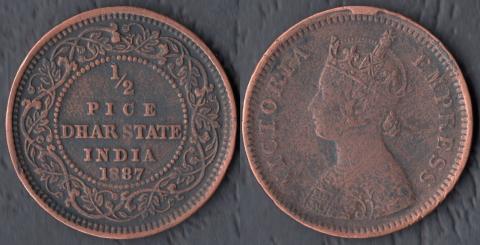 Dhar 1/2 paisa
