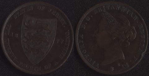 Jersey 1/24 shillings 1877