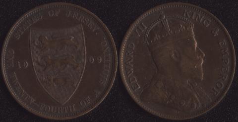Jersey 1/24 shillings 1909