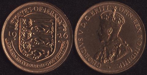 Jersey 1/24 shillings 1926