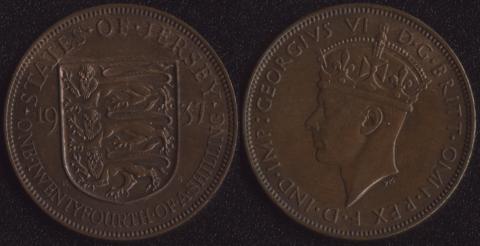 Jersey 1/24 shillings 1937