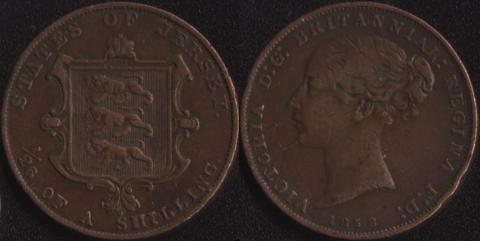 Jersey 1/26 shillings 1858