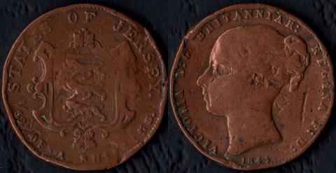 Jersey 1/52 shillings 1841