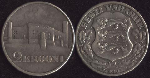 Estonia 2 kroons 1930