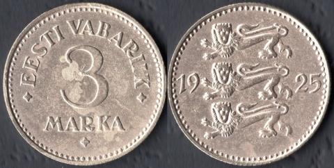 Estonia 3 marks