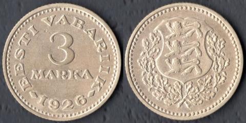 Estonia 3 marks