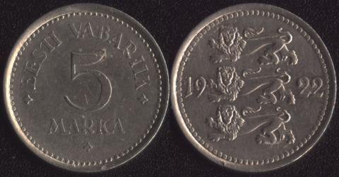 Estonia 5 marks