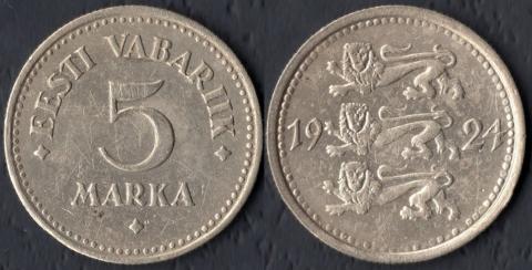 Estonia 5 marks