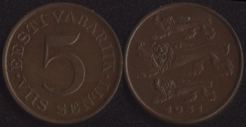 Estonia 5 Senti