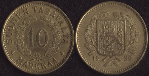 Finland 10 marks 1930