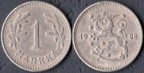 Finland 1 mark 1928